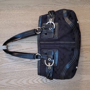 Coach Soho Signature black tote